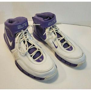 Nike Zoom Air Huarache Elite Basketball Shoe Men's Size 13 314183-118 Purple